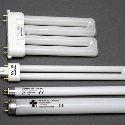 Selection of fluorescent tubes