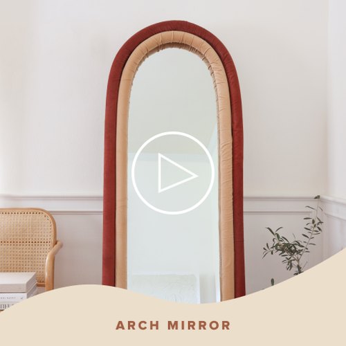 Arched Floor Mirror