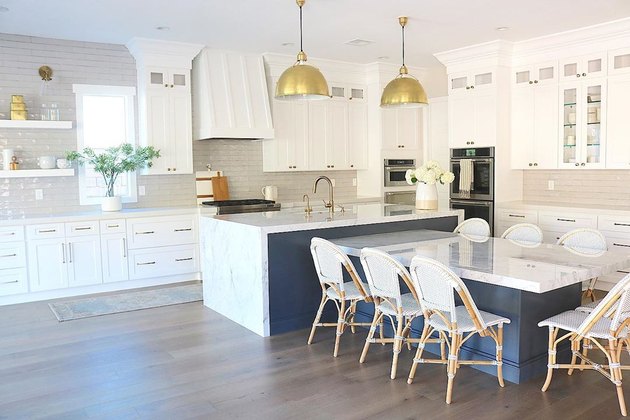 t-shaped kitchen island table