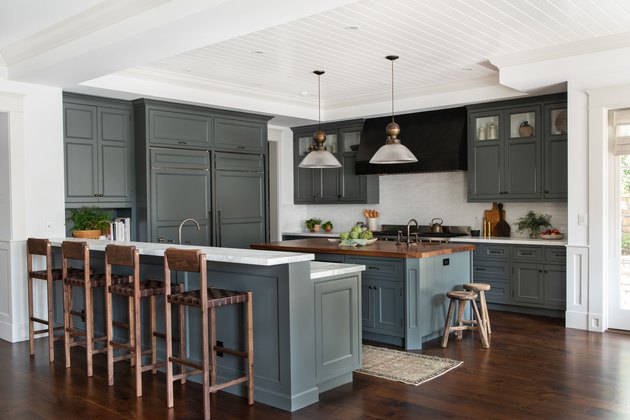 Kitchen Flooring Ideas With Gray Cabinets | Hunker