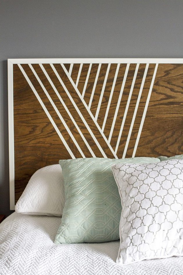 How to Make a Mod Painted Wood Headboard