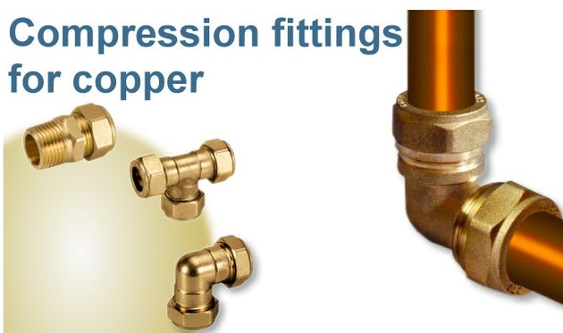 How to Use Compression Fittings With Copper Pipe | Hunker