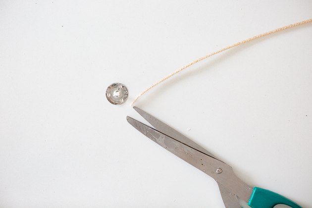 Cut metal from wick