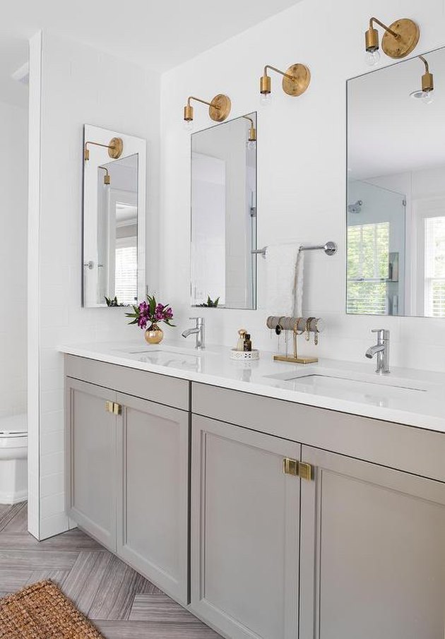 12 Bathrooms With Gray That Will Melt Your Stress Away Hunker