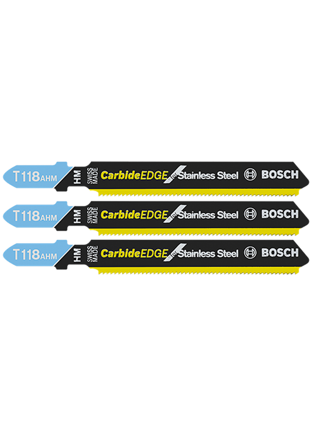Jigsaw blades for stainless steel.
