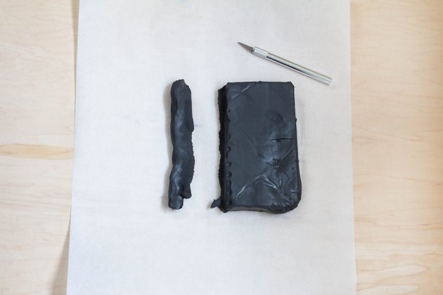 Cutting air dry clay