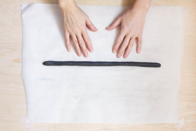 Rolling air dry clay