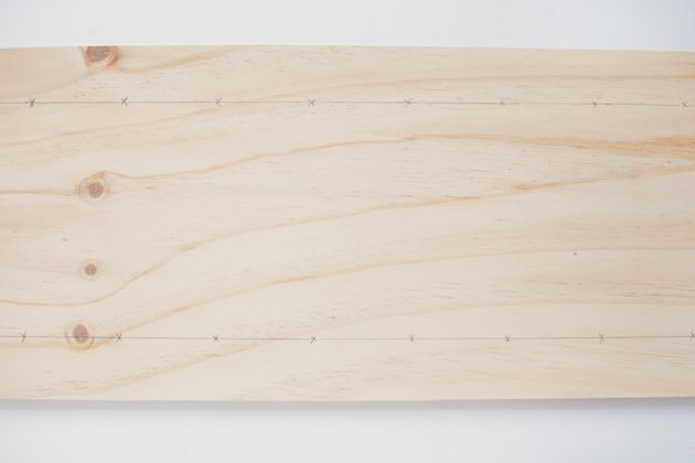 DIY peg shelf