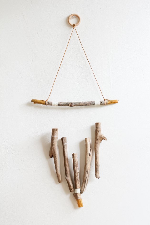 DIY driftwood wall hanging