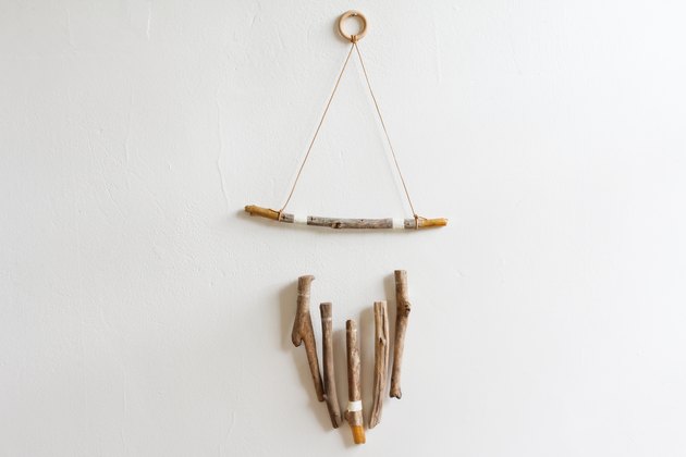 DIY driftwood wall hanging