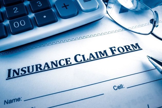 Filing insurance claim.