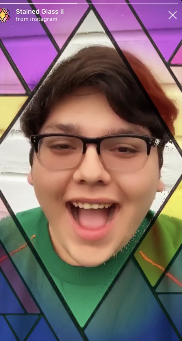 Instagram stained glass filter