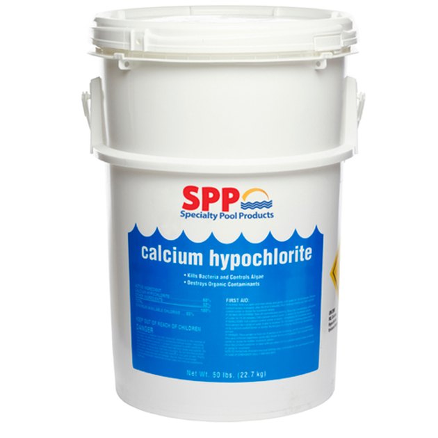 Calcium hypochlorite bleach.