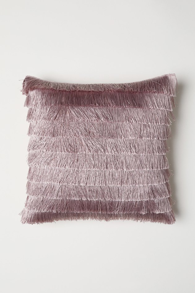 H&M Fringed Cushion Cover, $12.99