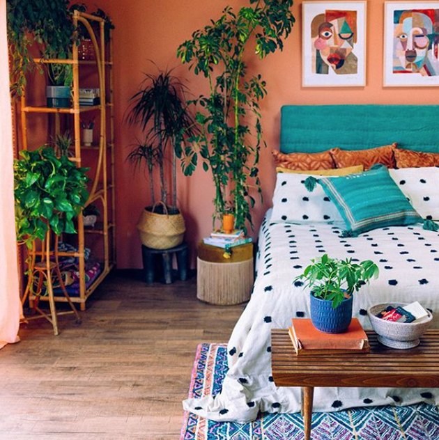 Bohemian Teal Bedroom Ideas And Inspiration Hunker