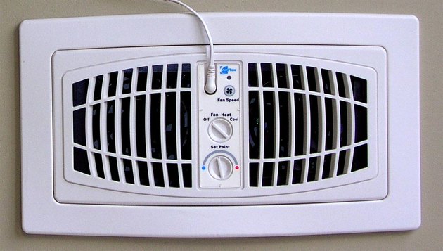 Register booster fan.