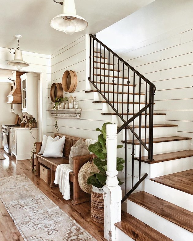 Farmhouse Stair Railing Ideas and Inspiration Hunker