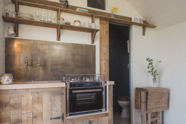 The huts are all designed and handcrafted by Dorset–based builders Plankbridge.