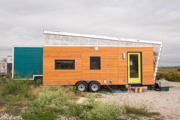 The homeowner of this house is an architecture student at the University of Texas in Austin, and this is the first full-scale project that he’s built and designed.