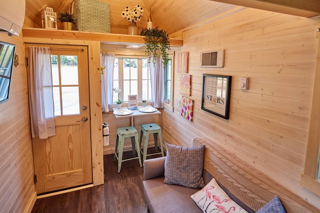 Tumbleweed's tiny house hotels, such as this 305-square-feet property named Riley, can be found in 10 locations across North America.