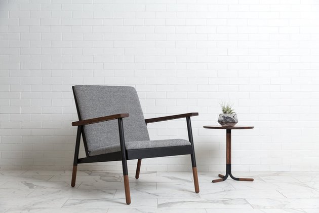 lounge chair and side table