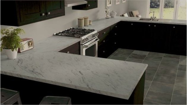 Laminate countertop.
