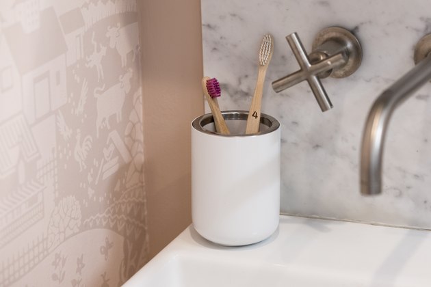 Cut down on plastic at home: bamboo toothbrush