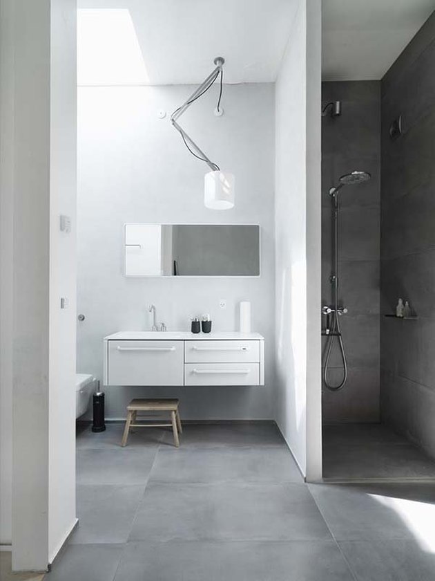 10 Photos That Will Convince You to Get a Concrete Bathroom Floor | Hunker