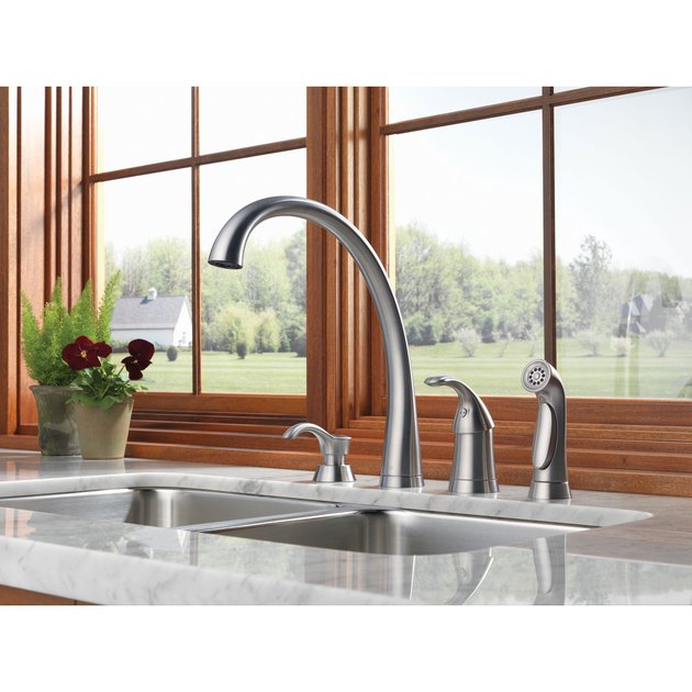 Faucet and sink accessories.
