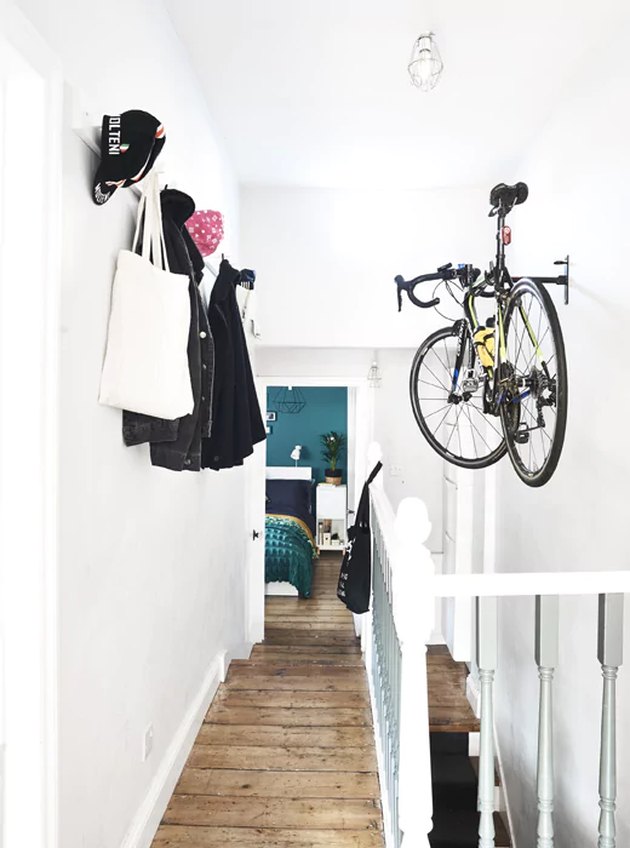 bike storage narrow hallway