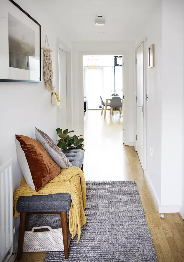 Bring light to a narrow and dark hallway