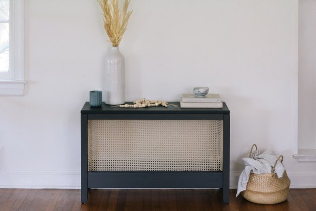 IKEA hack cane sideboard