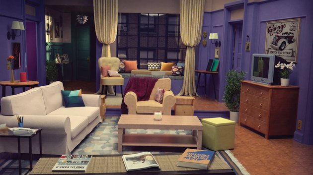 friends tv show living room decorations