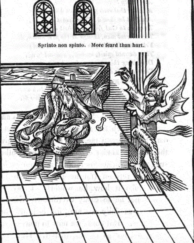 Illustration from A New Discourse of a Stale Subject, called the Metamorphosis of Ajax, 1596.