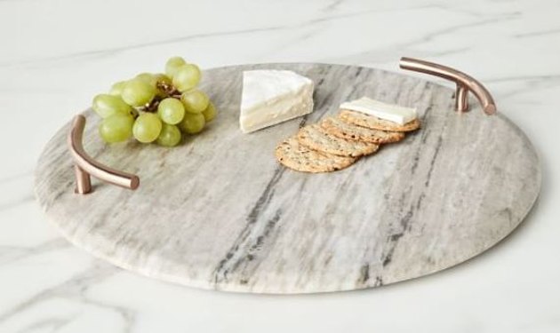 Marble countertop.