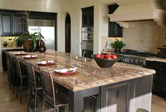 Granite countertop.