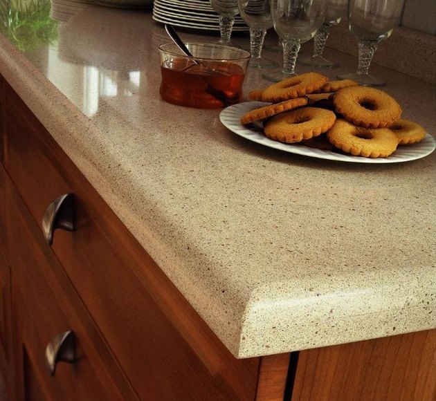 Quartz countertop.
