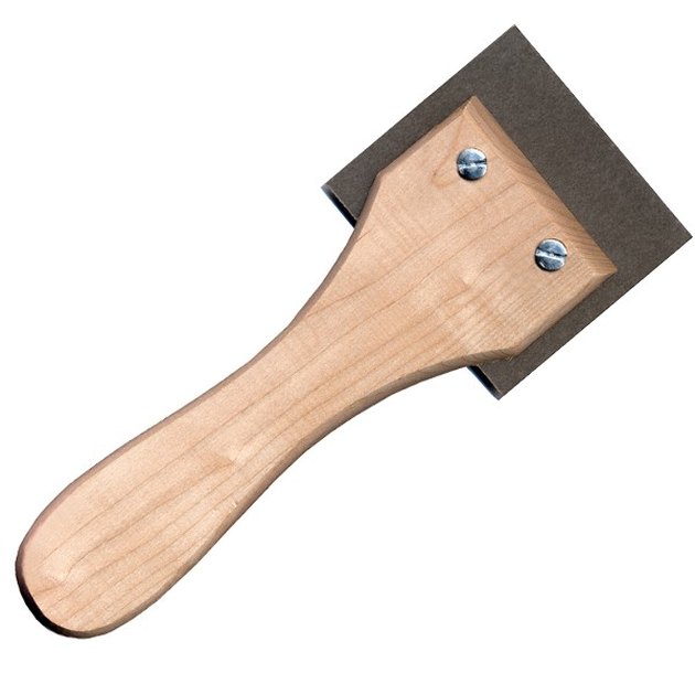 Veneer scraper tool.