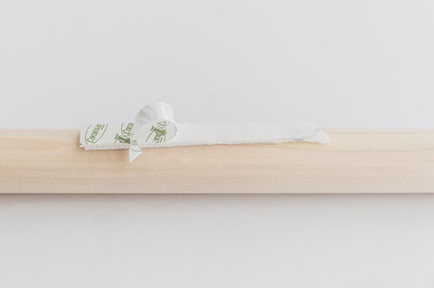Remove the paper backing on the outside tabs.