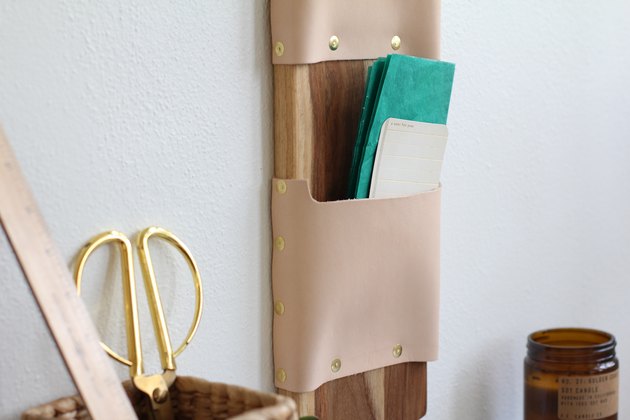 Cutting board mail organizer hack