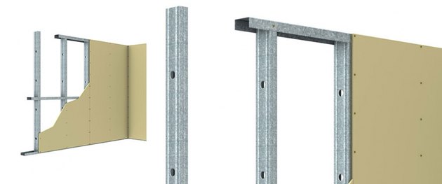 Metal framing cross section