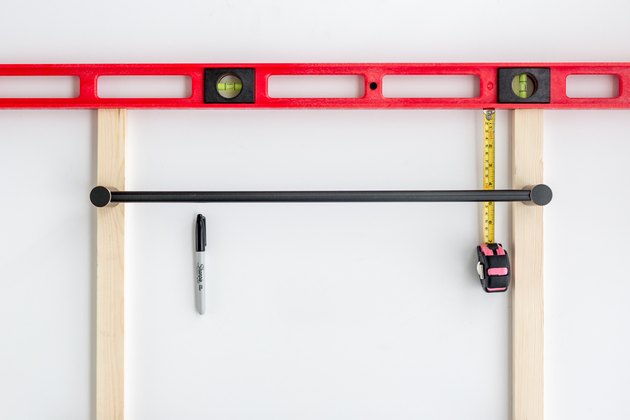 Measure and mark placement for hardware.