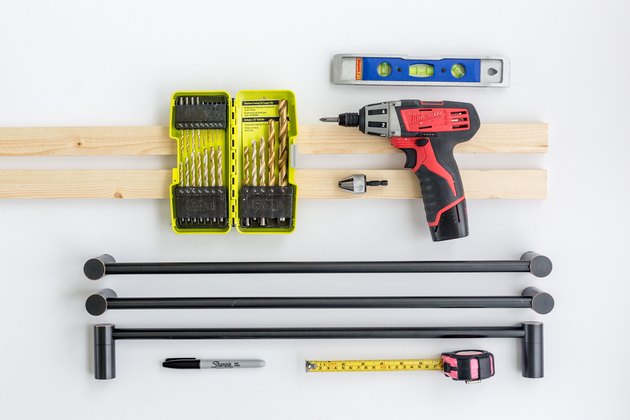 Here's what you'll need to make the ladder shelf.