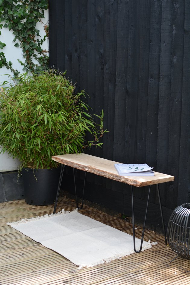 DIY Modern Garden Bench Literally Anyone Can Do | Hunker