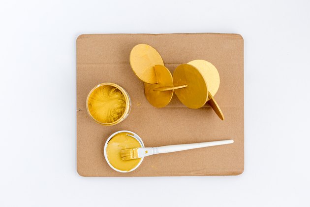 Paint the finished object gold.