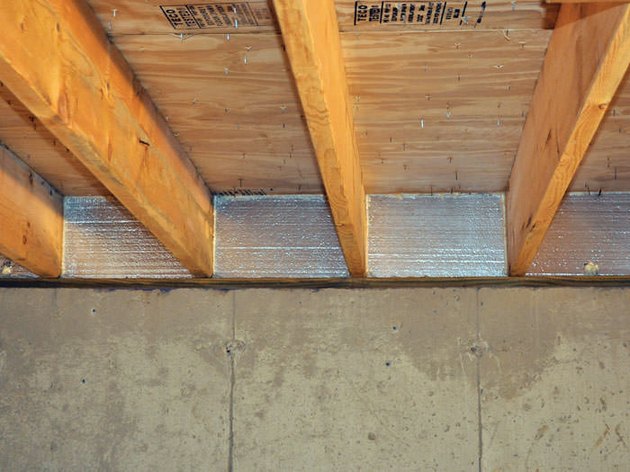 Insulated rim joist.