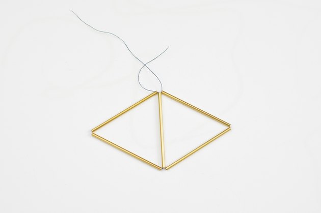 DIY Geometric Tree Ornaments