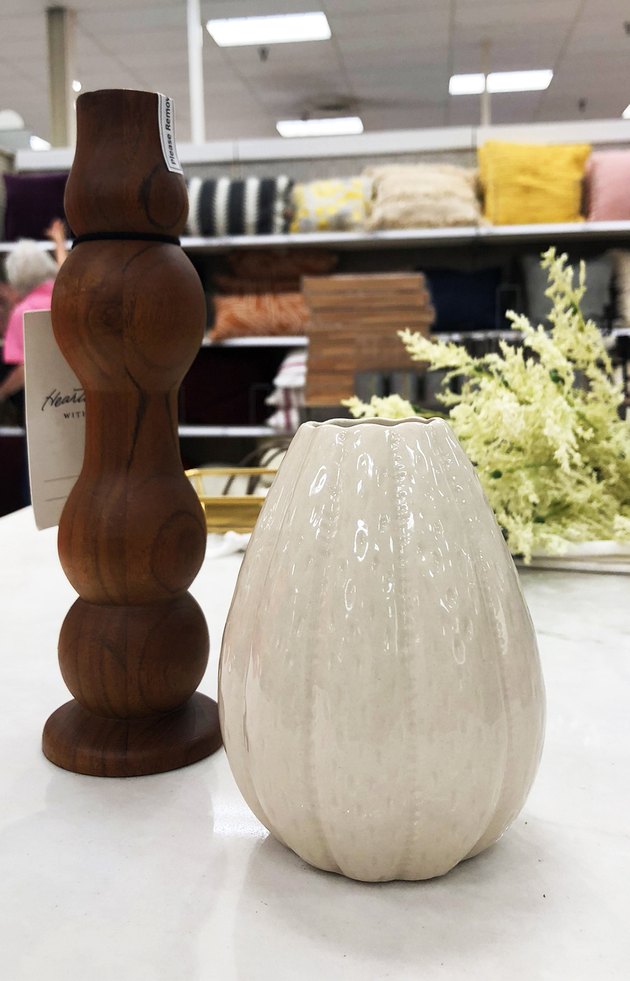 Target candlestick and vase