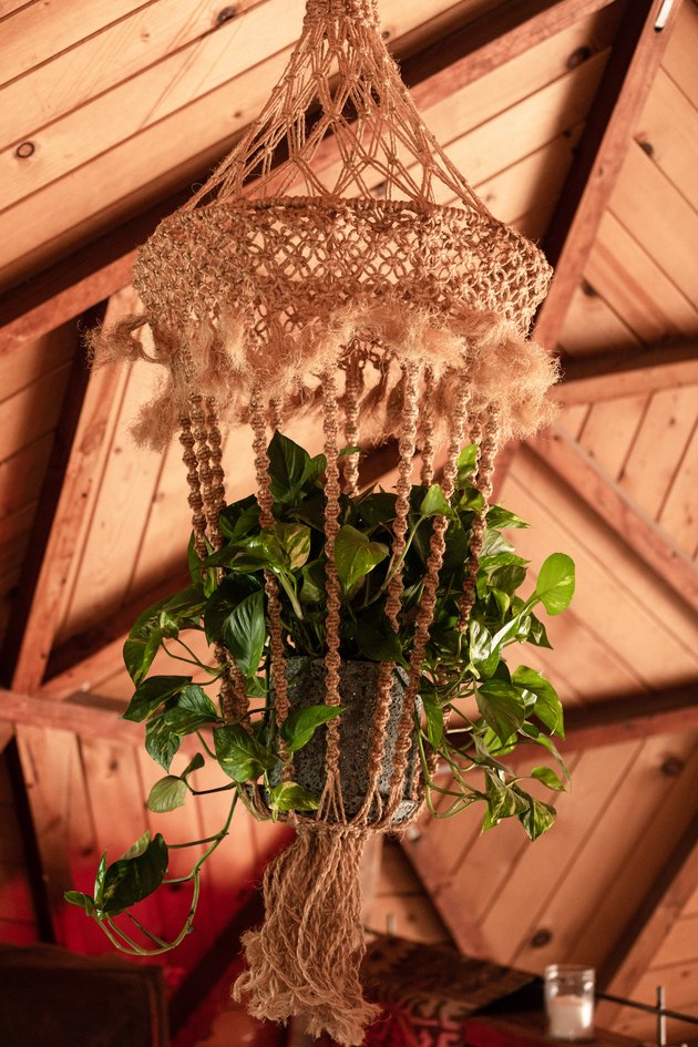 Macrame plant hanger