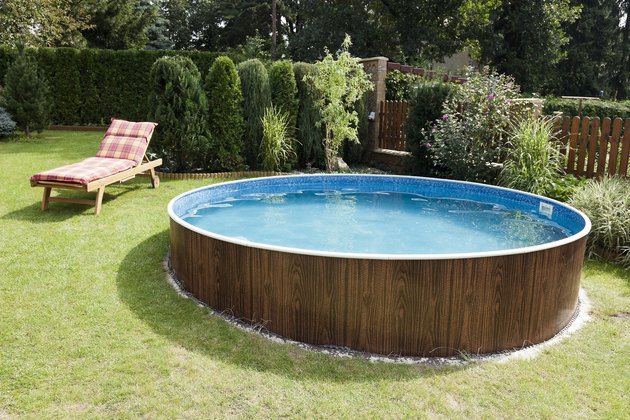 How To Decorate Around An Above Ground Swimming Pool Hunker